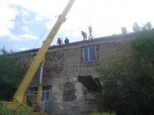 10- Yghegnadzor VHS  during remodeling of roof 